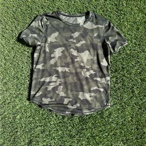 lululemon camo running shirt